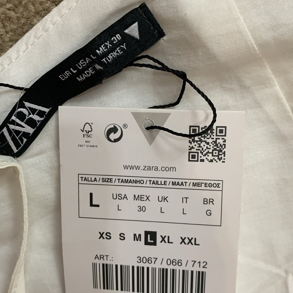 Brand New Zara linen top - Picture 12 of 13